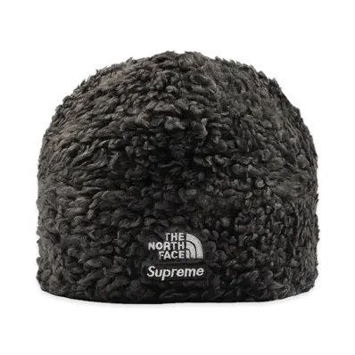 Supreme x The North Face High Pile Fleece Beanie "Black"