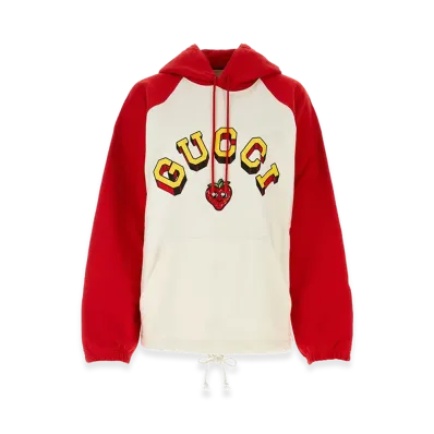 GUCCI Women's Two-Tone Cotton Oversize Sweatshirt "Multicolor"