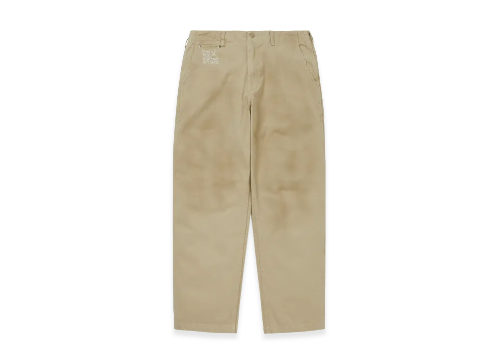 thisisneverthat TNT Daniel Johnston Faded Twill Pant "Khaki"