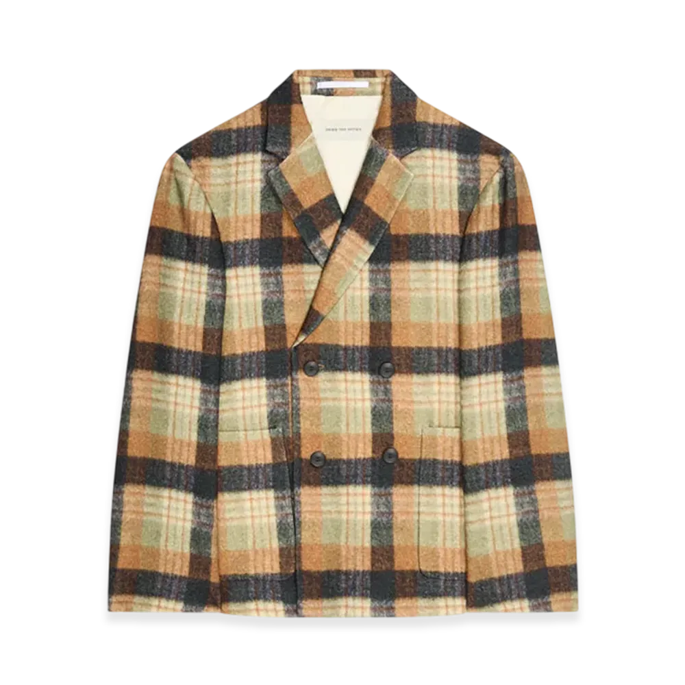 DRIES VAN NOTEN Boxy Wool Blazer "Ocra"