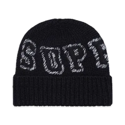 Supreme Twist Beanie "Black"