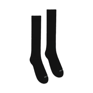 WE11DONE Jacquard High Socks "Black"