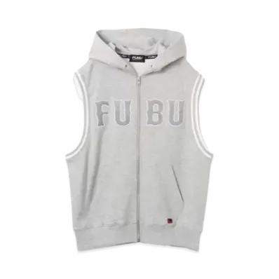 atmos pink x FUBU Atch Logo Sweat Vest "Gray"