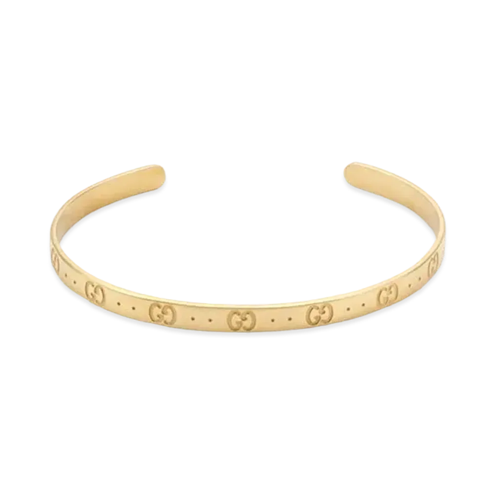 GUCCI Gucci Icon Yellow Gold Bracelet "Gold"