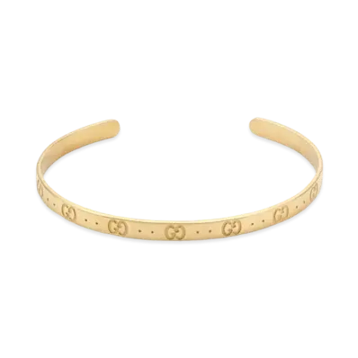 GUCCI Gucci Icon Yellow Gold Bracelet "Gold"