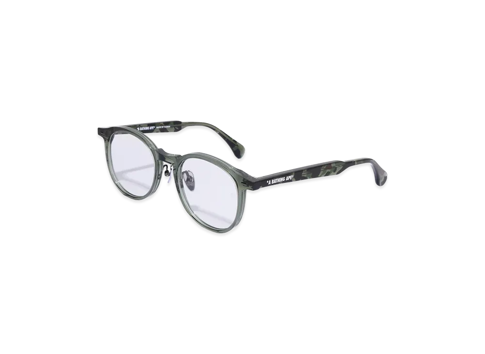 A BATHING APE Optical Frame #13 "Olivedrab/Silver"