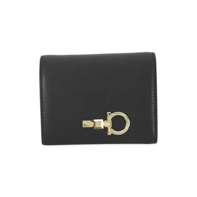 Salvatore Ferragamo Studio Small Wallet "Black"