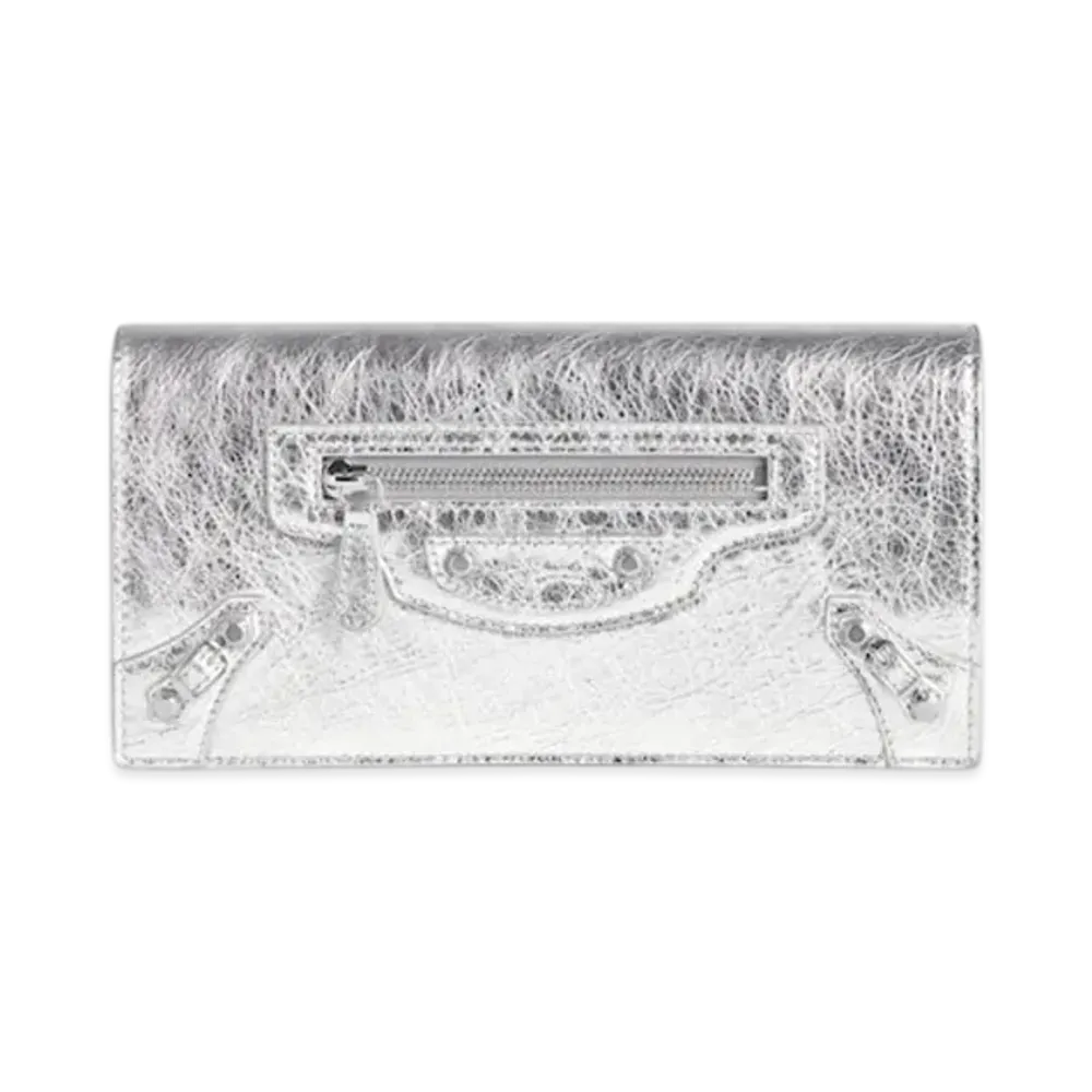 BALENCIAGA Le City Money Long Wallet "Silver"