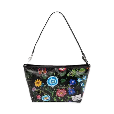GUCCI Women's Essence Flora Mini Bag "Black"