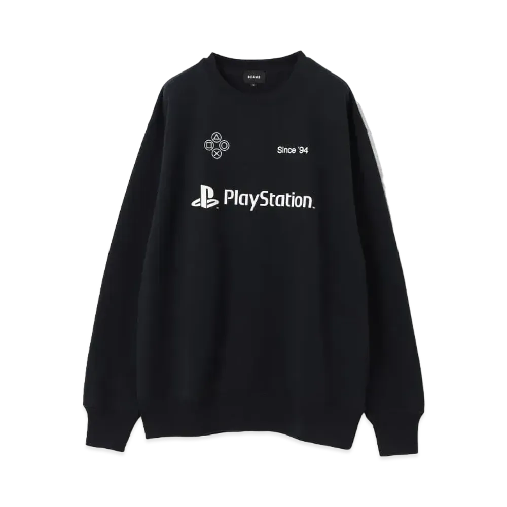 BEAMS x PlayStation (TM) Crewneck "Navy"