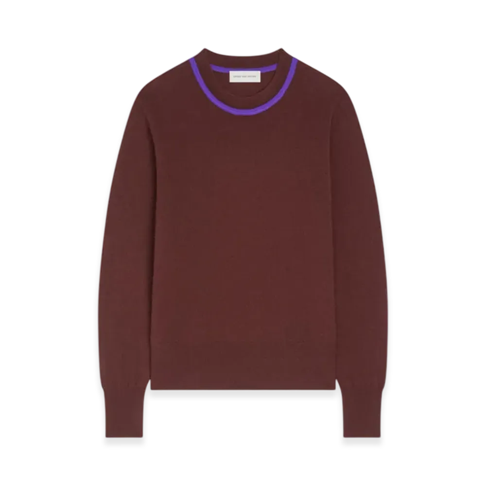 DRIES VAN NOTEN Women's Cashmere Sweater "Brown"