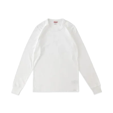 visvim SUBLIG RIBS CREW 3-PACK L/S "White"