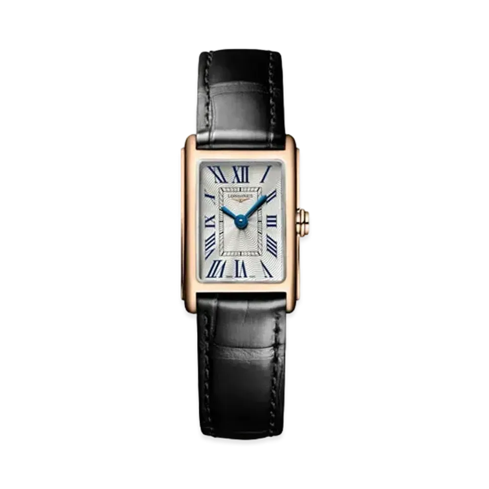 Longines Dolcevita 17.70 x 27.00 mm "Silver Franke/Pink Gold/Black" L5.258.8.71.0