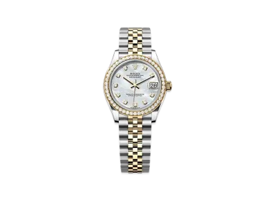 ROLEX Datejust 31mm Oystersteel & Yellow Gold Diamond 278383RBR "White Mother-of-Pearl"