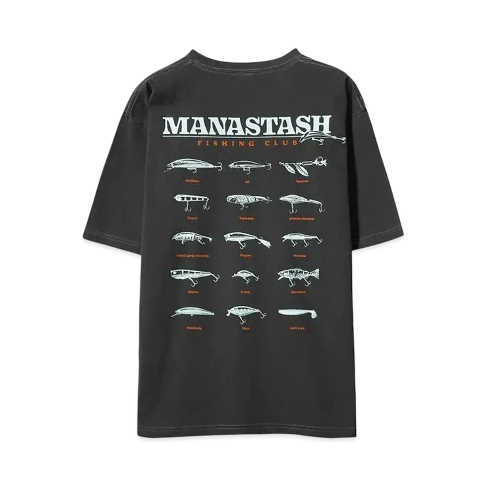 MANASTASH PUMICE TEE LURE"BLACK"