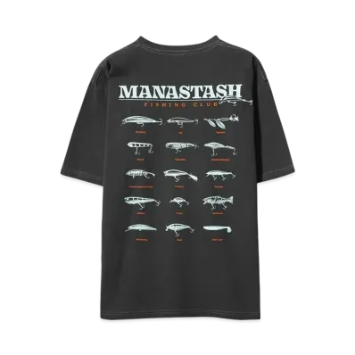 MANASTASH PUMICE TEE LURE"BLACK"