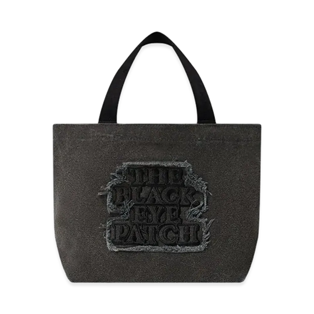 BlackEyePatch OG Label Applique Small Tote "Black"