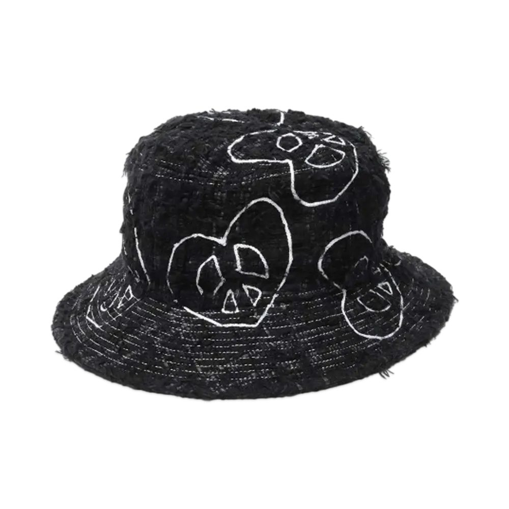Readymade Tweed Bucket Hat "Black"