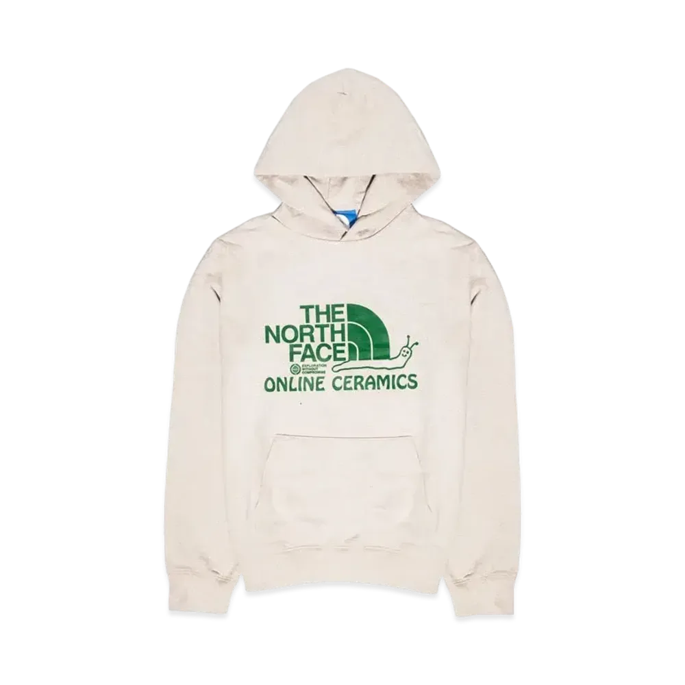 The North Face X ONLINE CERAMICS REGRIND GRAPHIC HOODIE "White"