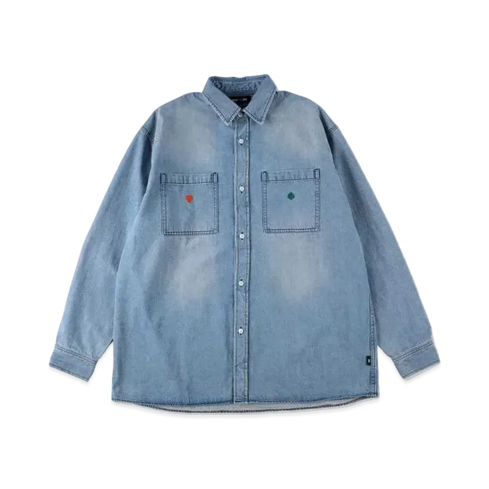 WIND AND SEA SDCL (HS) Denim Shirt "Light Indigo"