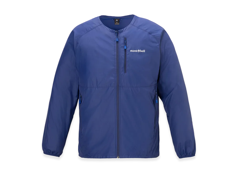mont-bell Wind Blast V-Neck Jacket "Blue"
