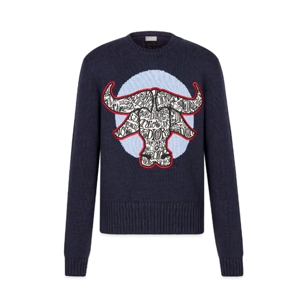 Dior x Shawn Stussy Sweater "Navy"