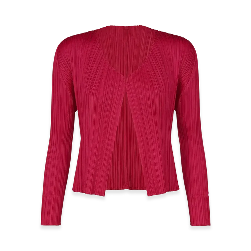 PLEATS PLEASE ISSEY MIYAKE New Colorful Basics 4 "Carmine"