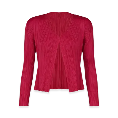 PLEATS PLEASE ISSEY MIYAKE New Colorful Basics 4 "Carmine"