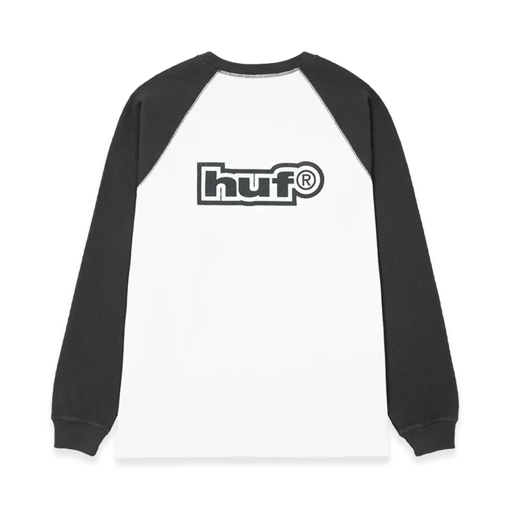 HUF 89 Outline LS Raglan "Black"