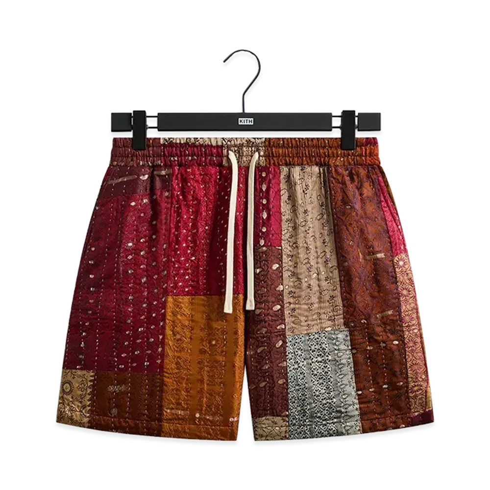 Kith &Kin Tal Patchwork Short "Brown/Multi"