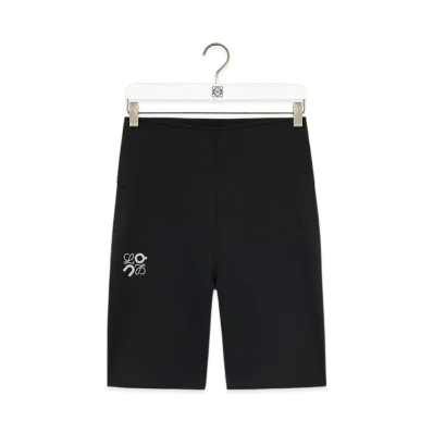 LOEWE x On Women's Active Shorts in Technical Jersey "Black"