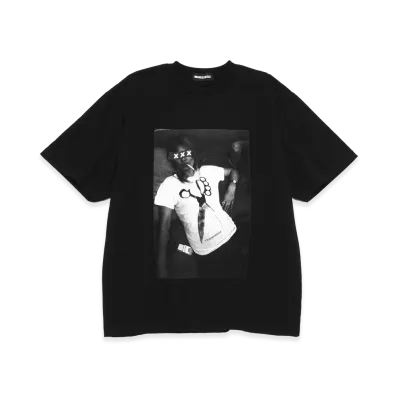 GOD SELECTION XXX Box Logo "Brass Knuckle Scissors" Photo Tee GX-S26-ST-20 "Black"