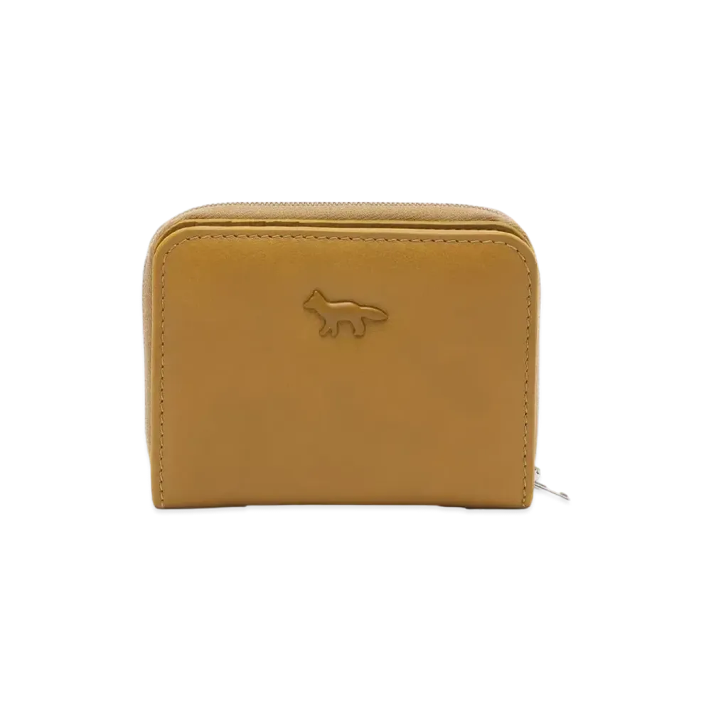 Maison Kitsune Cloud Zip Wallet "Chino Beige"