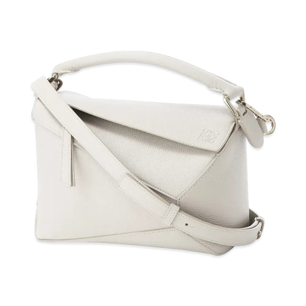 LOEWE Puzzle Edge Small "White"