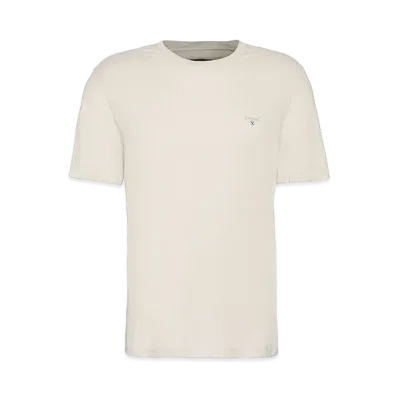 Barbour Lightcliffe One Point Logo T-Shirt (Tailored Fit) "Beige"