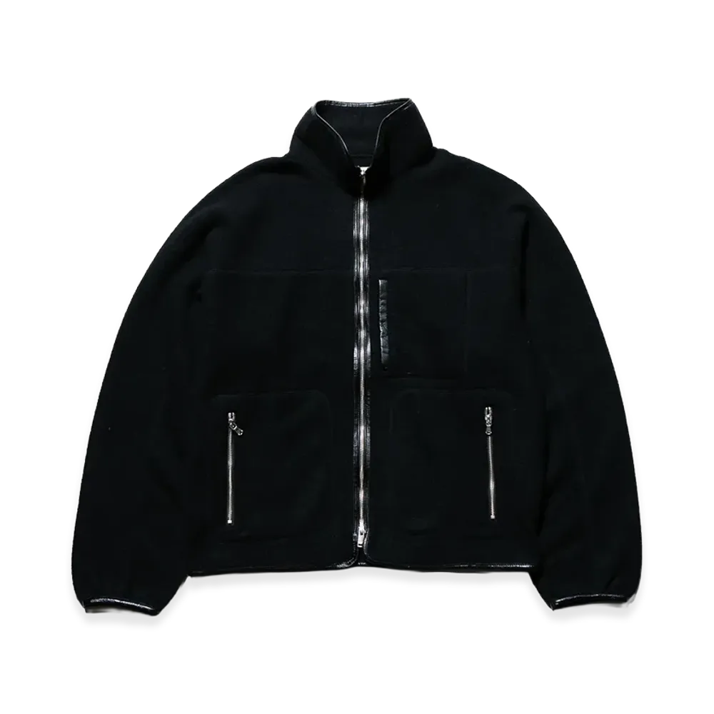 YOKE Wool Fleece Blouson "Black"