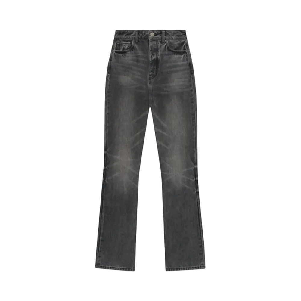 FEAR OF GOD Essentials Women's High Waisted Fitted Jeans "Vintage Black"