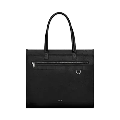 Dior Safari Tote Bag Grained Calfskin "Black"