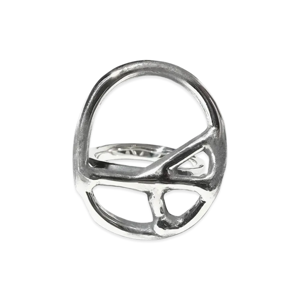 NEEDLES Peace Ring / Large - 925 Silver "Silver"