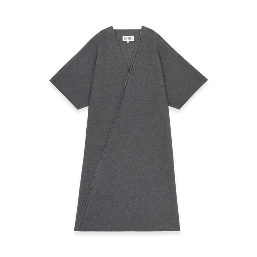 MM6 Maison Margiela Women's Midi Dress "Dark Gray"