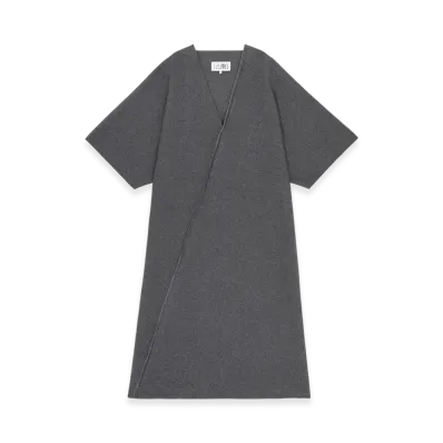 MM6 Maison Margiela Women's Midi Dress "Dark Gray"