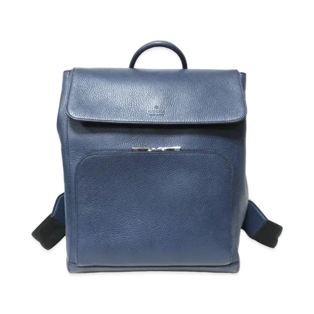GUCCI Backpack Diamante Leather "Navy"
