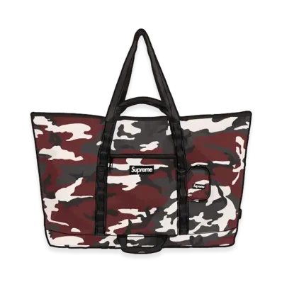 Supreme X-Large Tote Bag + Utility Pouch (26SS) "Red Camo"
