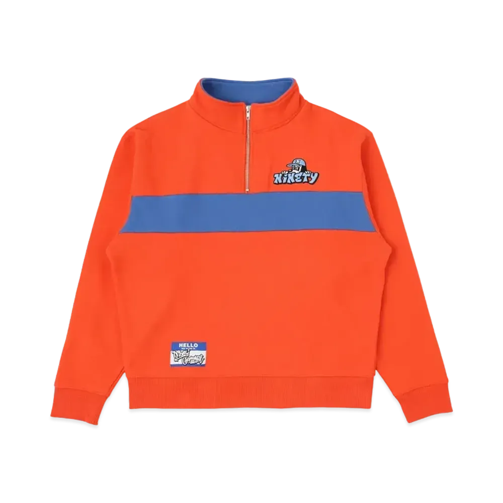 9090 x centimeter Half-Zip Sweat "Orange"