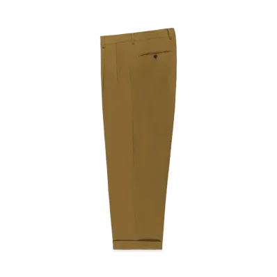 WACKO MARIA Dormeuil / Double Pleated Trousers "Gold"