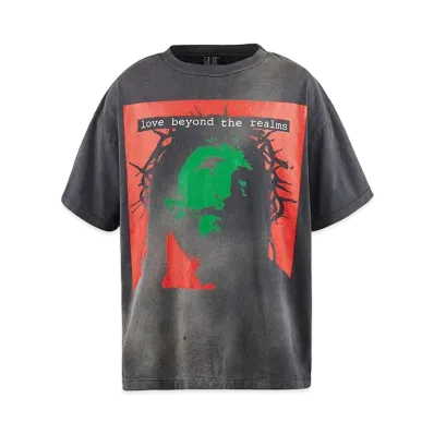 SAINT Mxxxxxx x Kosuke Kawamura KK_SS Tee/Love Beyond "Black"