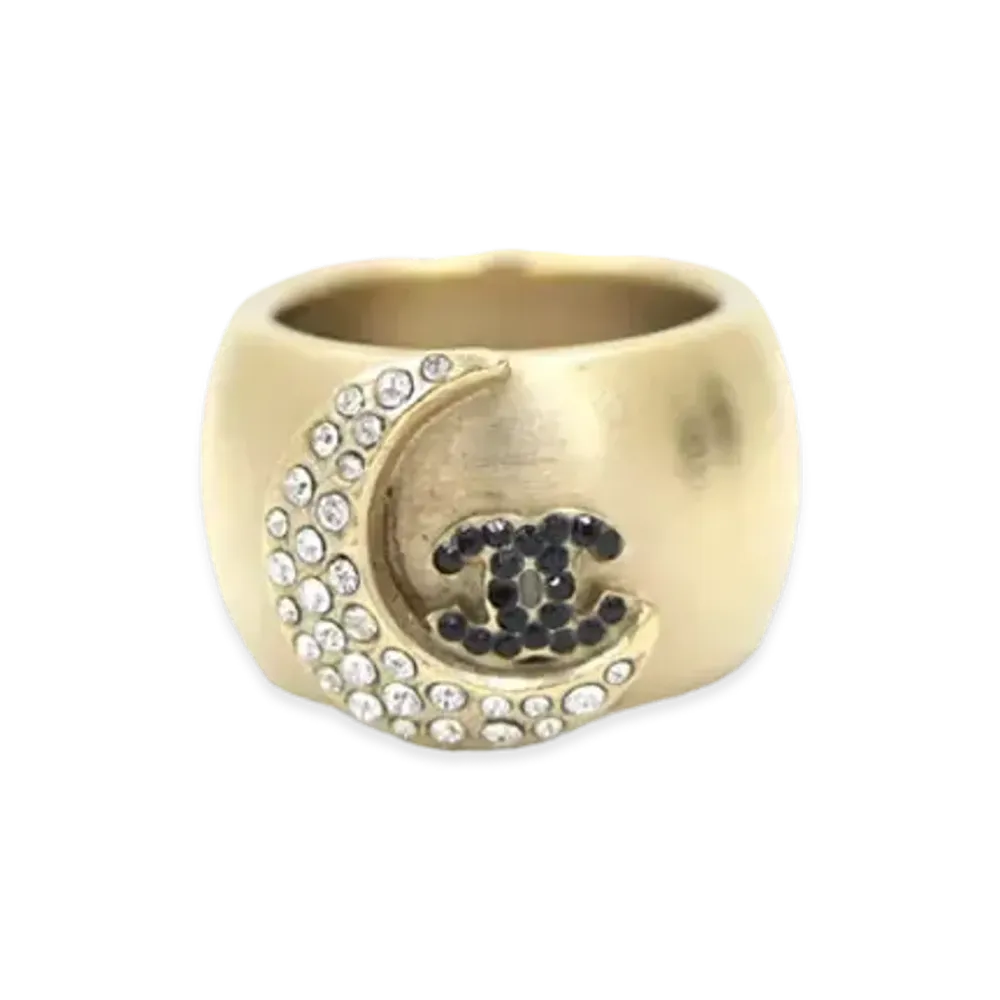 CHANEL Coco Moon Ring "Gold"