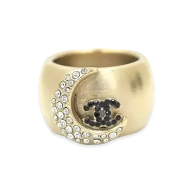 CHANEL Coco Moon Ring "Gold"