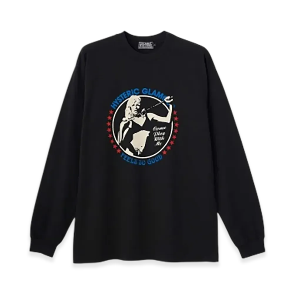 HYSTERIC GLAMOUR Come Play With Me T-Shirt "Black"