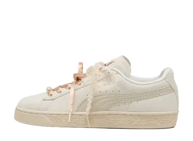 Puma Women's Suede Bloom "Frosted Ivory/Silver Fog"